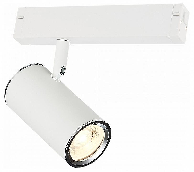 Светильник на штанге ST-Luce SKYL1NE 220 ST504.506.01 цвет плафона/подвески Белый, Хром, цвет арматуры Белый