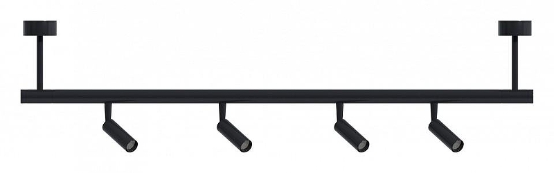Светильник на штанге ST-Luce TECHNO ST1652.447.18 цвет плафона/подвески Черный, цвет арматуры Черный