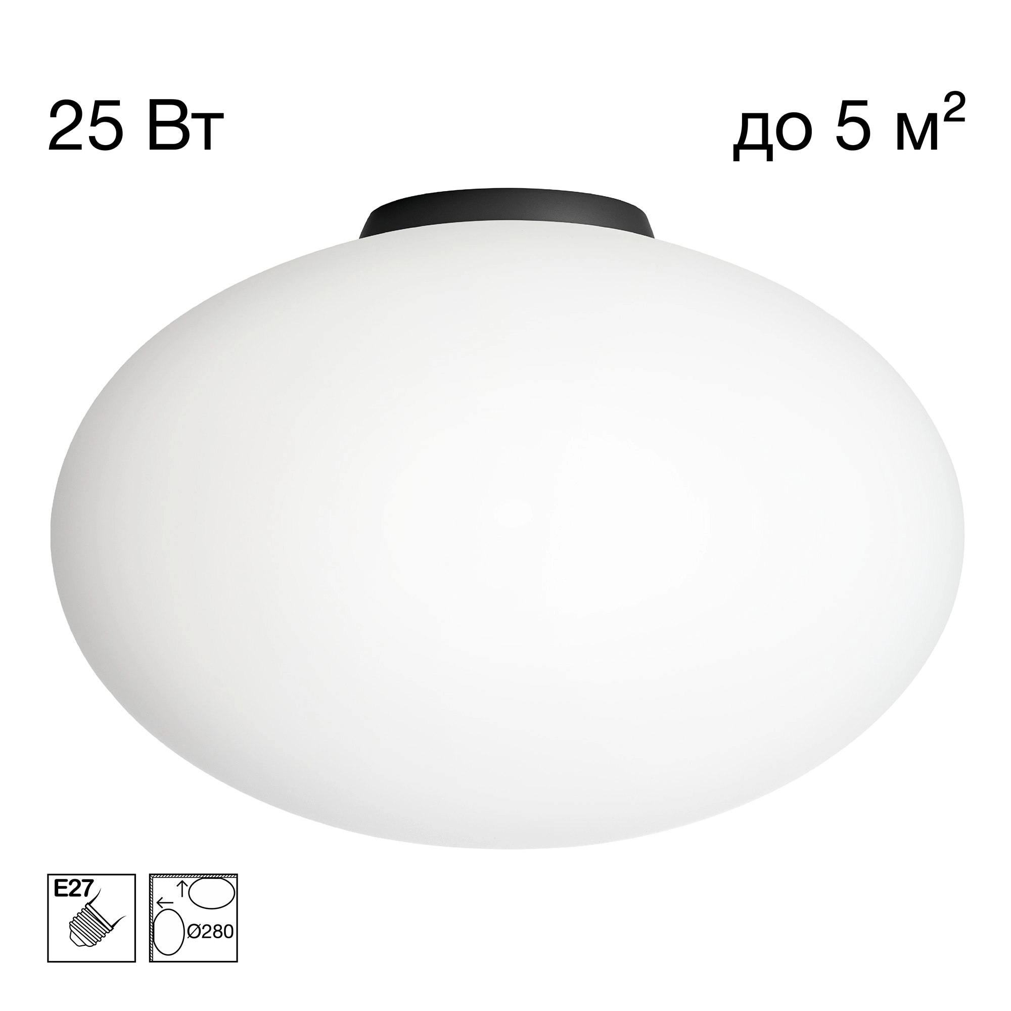 Светильник накладной Citilux CL941E28B5 RON Черный