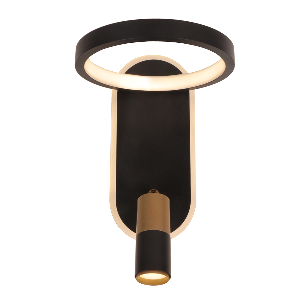 Светильник настенный Arte Lamp A2613Ap-2Bk