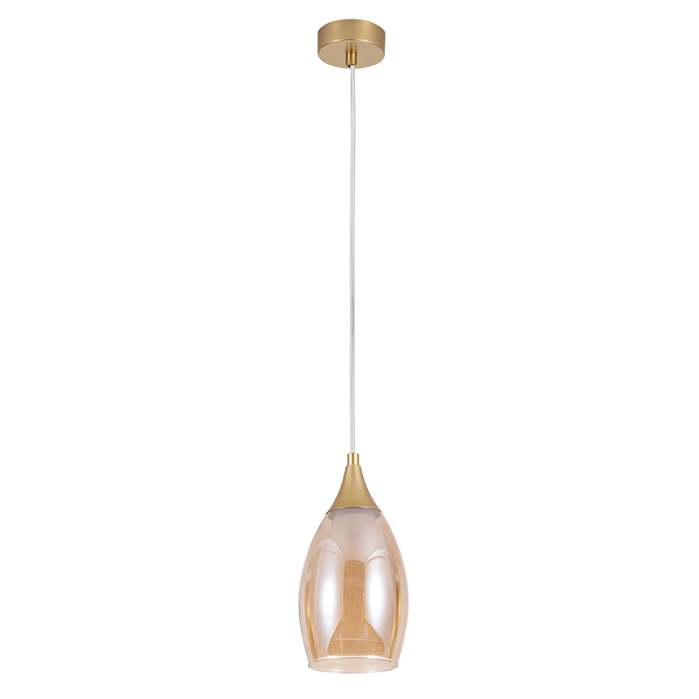 Светильник подвесной Arte Lamp Barry E14 40 Вт 1 кв.м золото IP20 (A7951SP-1GO)