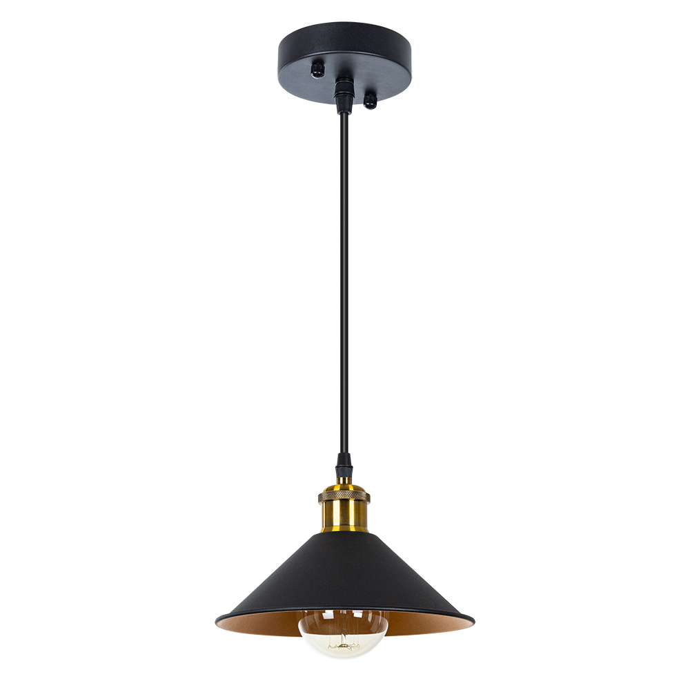 Светильник подвесной Arte Lamp Cappello E27 60 Вт 2 кв.м черный IP20 (A7037SP-1BK)