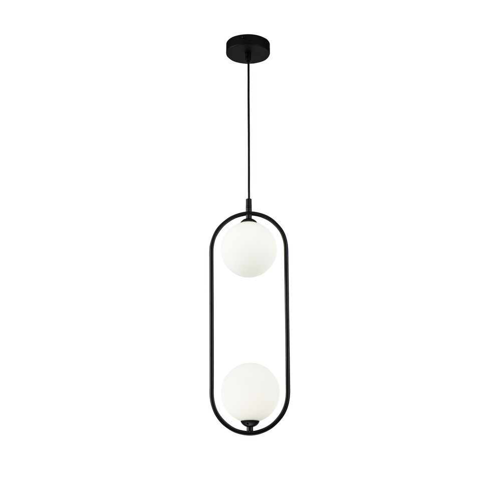 Светильник подвесной Maytoni Ring G9 50 Вт 3 кв.м черный IP20 (MOD013PL-02B)