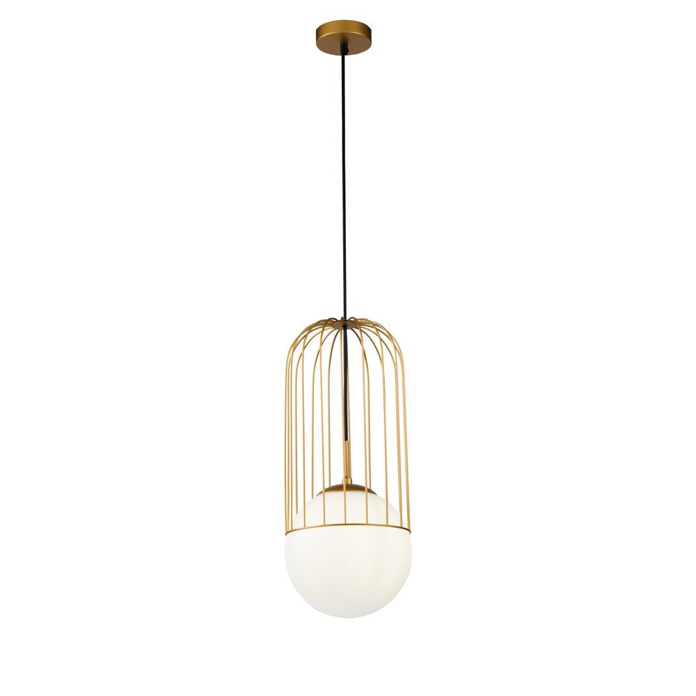 Светильник подвесной Maytoni Telford E27 60 Вт 3 кв.м золото IP20 (P363PL-01G)