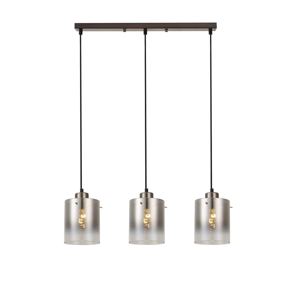 Светильник подвесной Schaffner Nube E27 180 Вт 9 кв.м черный IP20 (74536-3Л)
