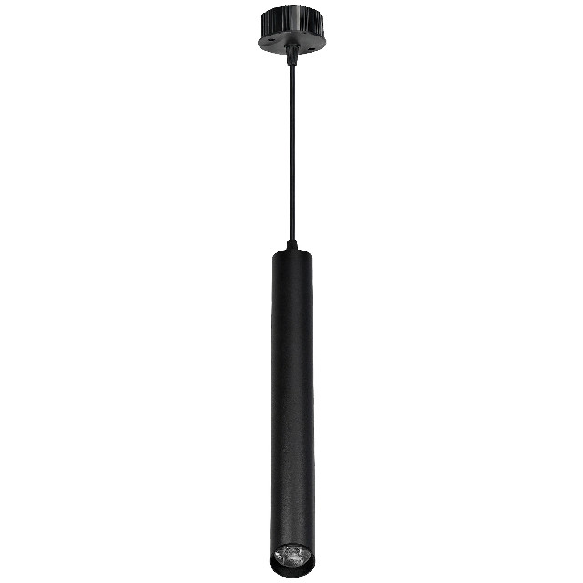светильник подвесной SMARTEBUY LED цилиндрический COB15Вт черный