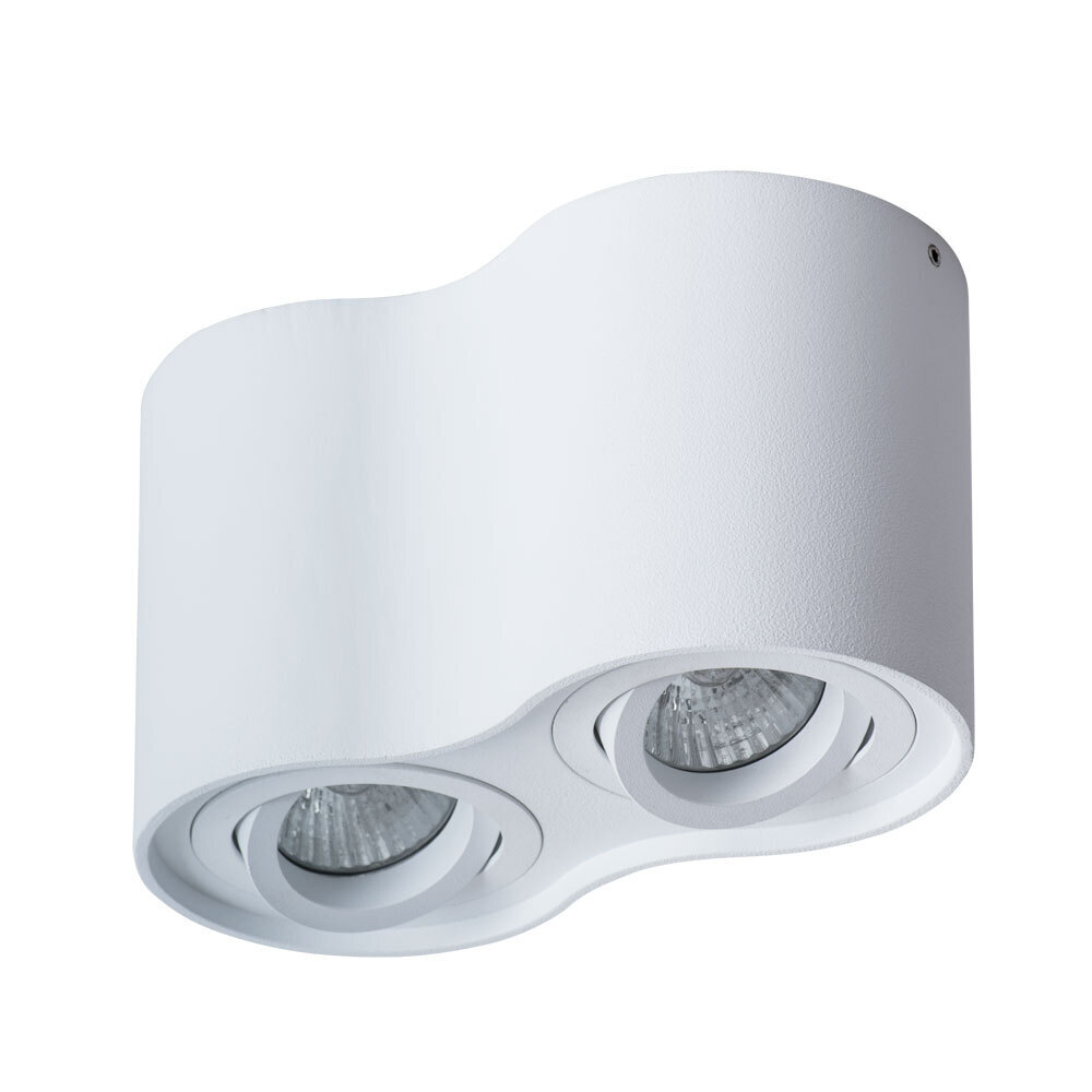 Светильник потолочный Arte Lamp Falcon GU10 100 Вт 2 кв.м белый IP20 (A5645PL-2WH)