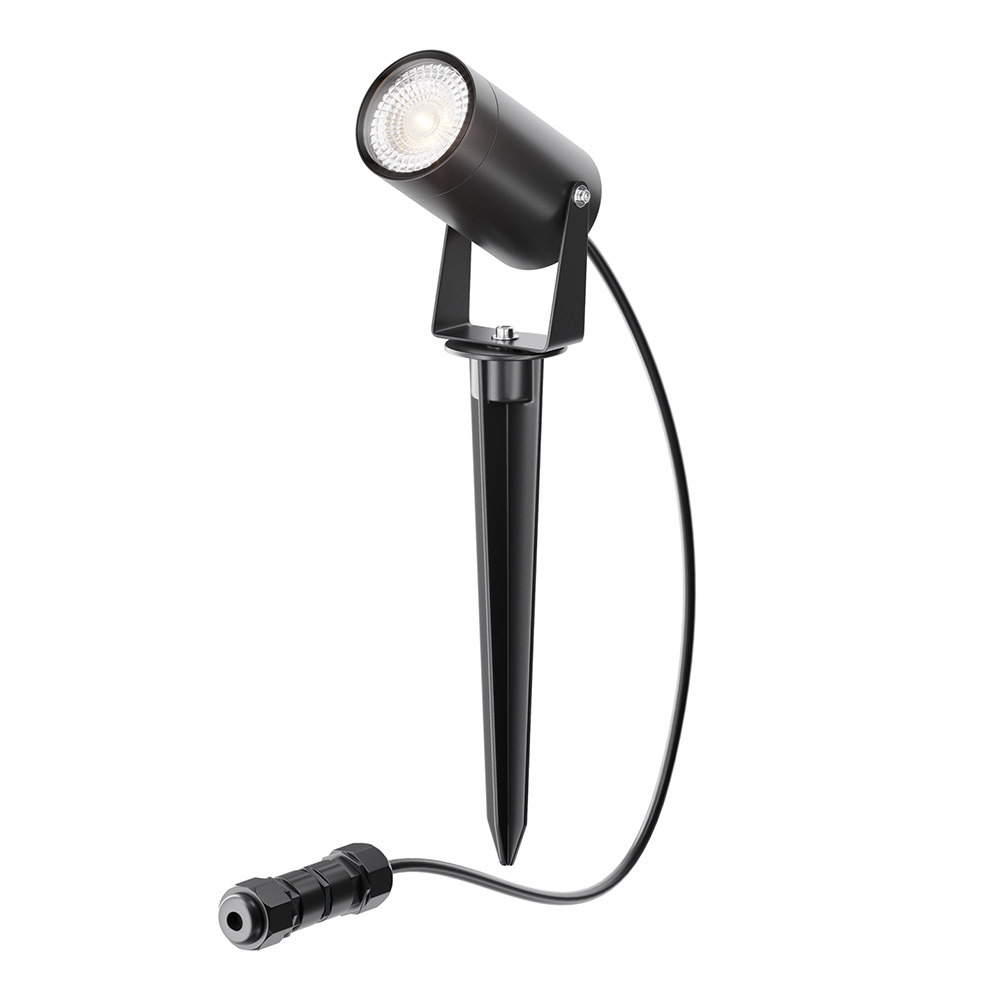 Светильник садово-парковый Maytoni Scope черный 295 мм GU10 20 Вт IP65 (O025FL-01B)