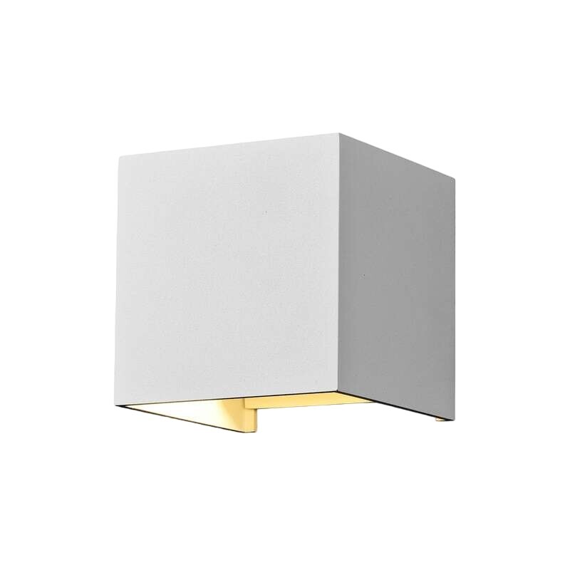 Светильник светодиодный фасадный настенный Outdoor Fulton белый 3000К 6 Вт IP54 (O572WL-L6W)