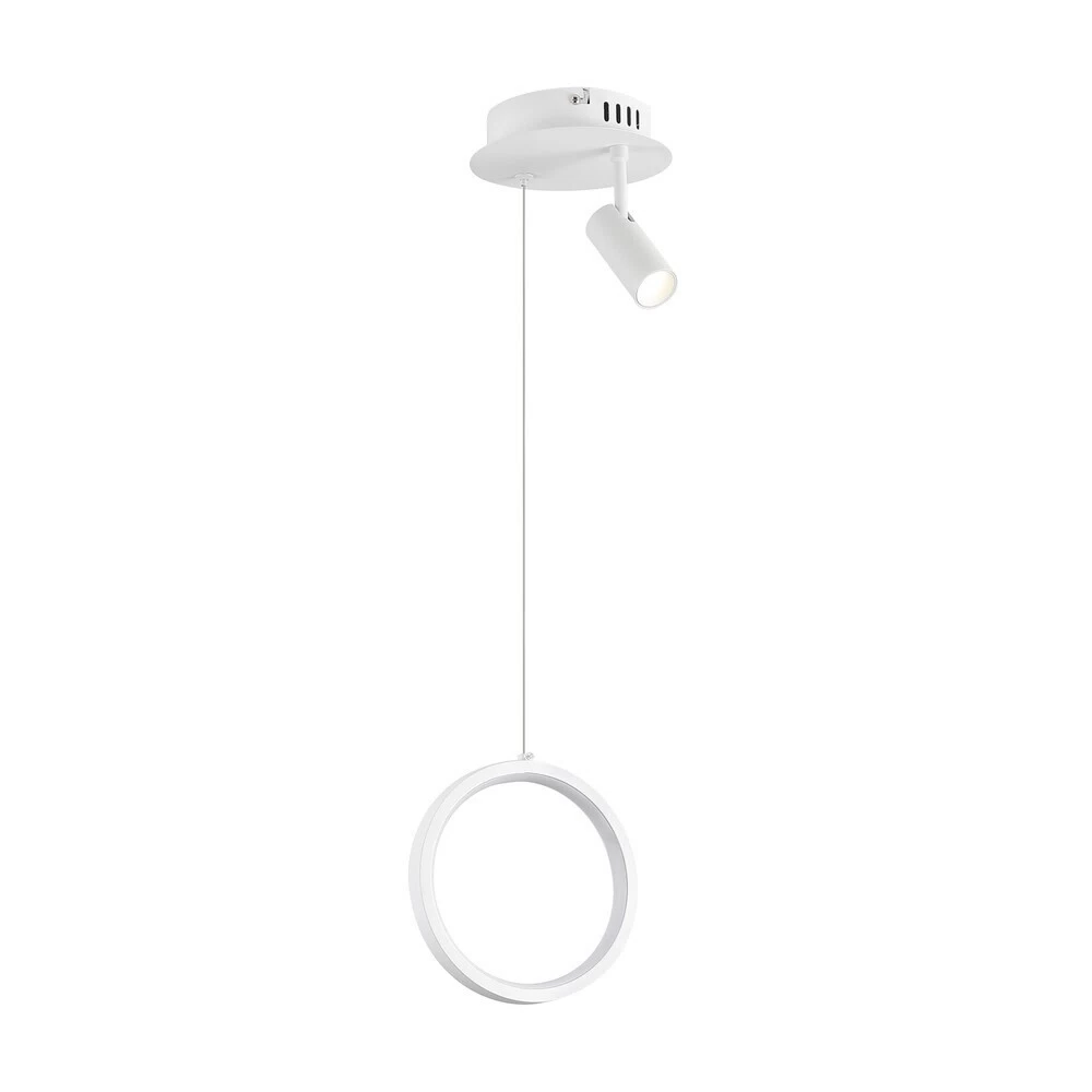 Светильник светодиодный подвесной Freya Airy 4000К 6 Вт 10 кв.м белый IP20 (FR6082PL-L10W)
