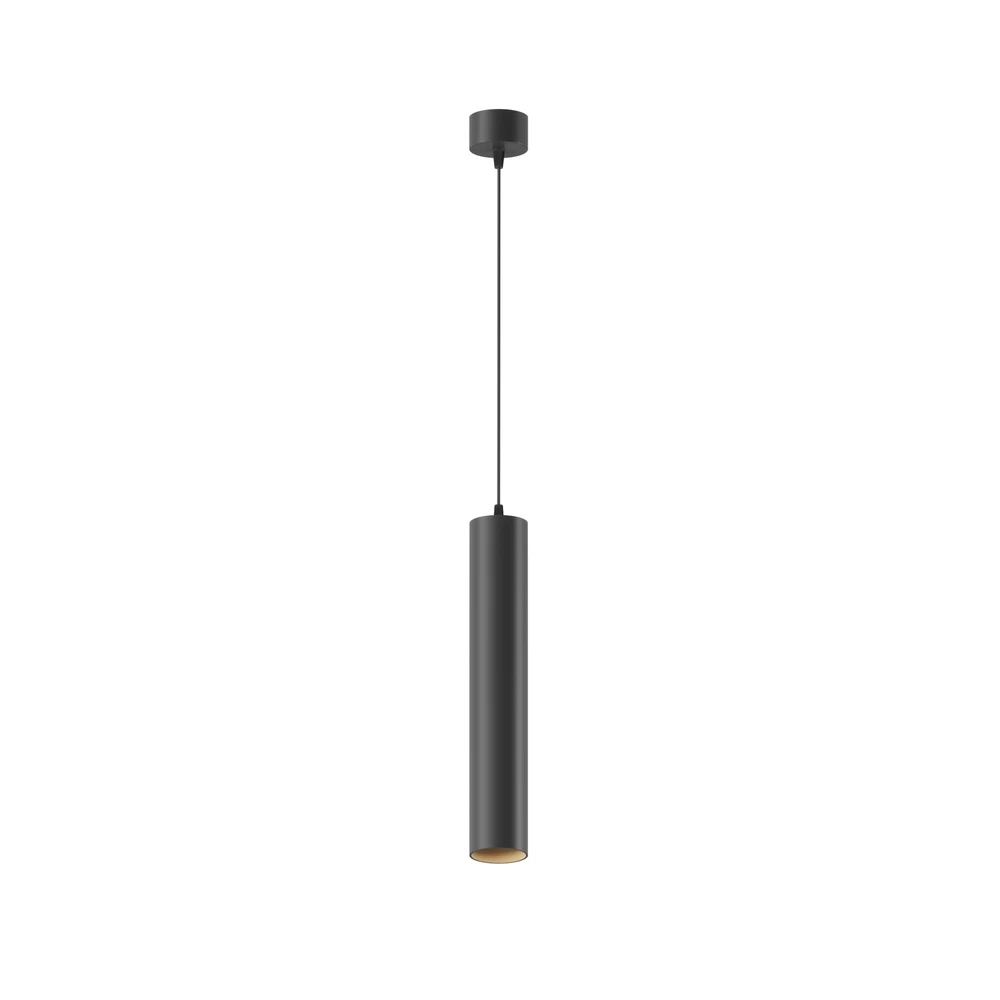 Светильник светодиодный подвесной Maytoni Focus Led 3000К 12 Вт 4 кв.м черный IP20 (P072PL-L12B3K-1)