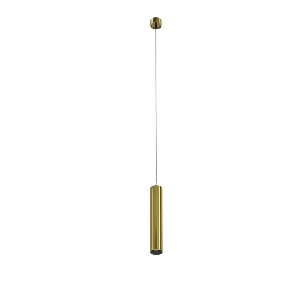 Светильник светодиодный подвесной Maytoni Focus Led 4000К 12 Вт 4 кв.м латунь IP20 (P072PL-L12W4K-BS)