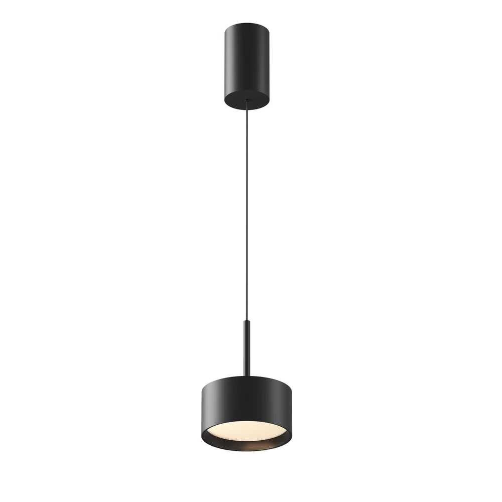 Светильник светодиодный подвесной Maytoni Glare 3000К 12 Вт 4 кв.м черный IP20 (P102PL-12W3K-B)