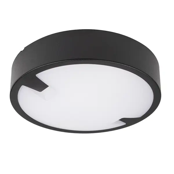 Светильник утилитарный настенно-потолочный Jazzway PBH-PC8-RA 18 Вт IP65 круг цвет черный