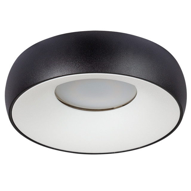 светильник встраиваемый ARTE LAMP Хезе GU10 1х50Вт алюминий черный