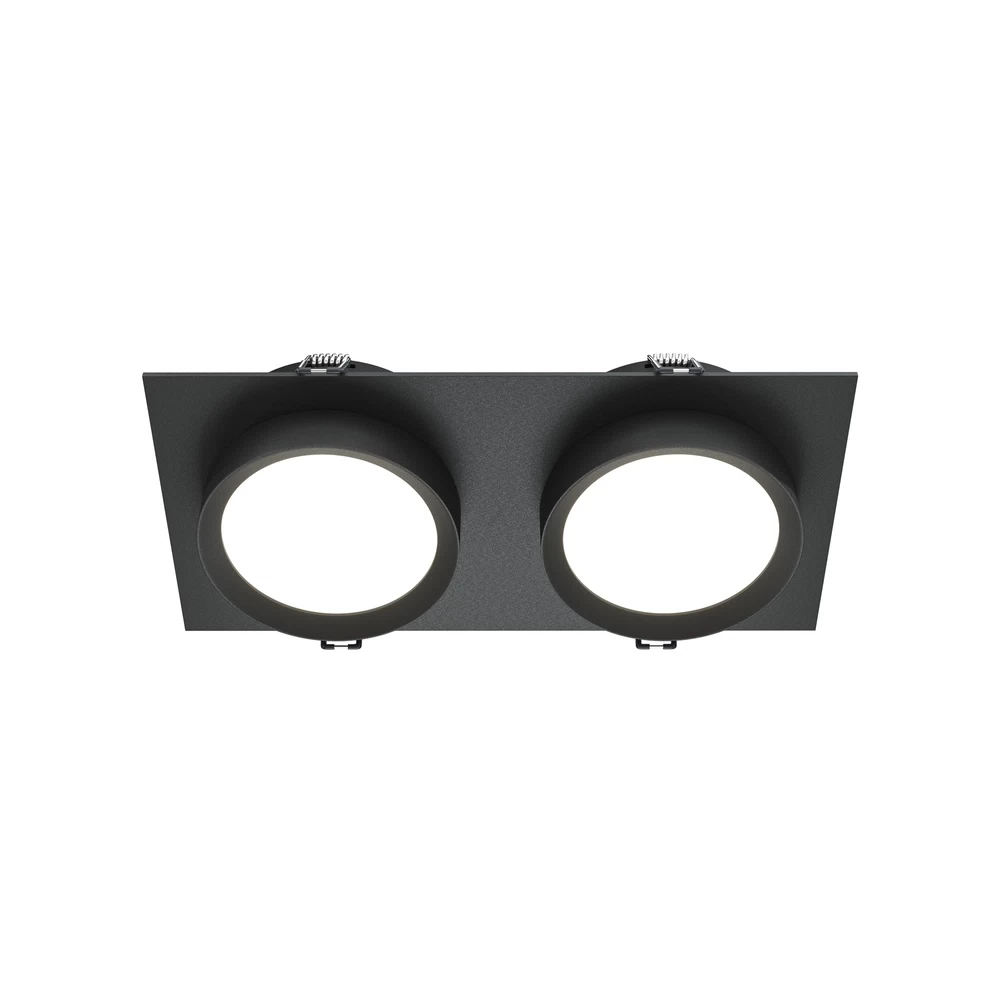 Светильник встраиваемый GX53 черный 30 Вт IP20 Maytoni Hoop (DL086-02-GX53-SQ-B)