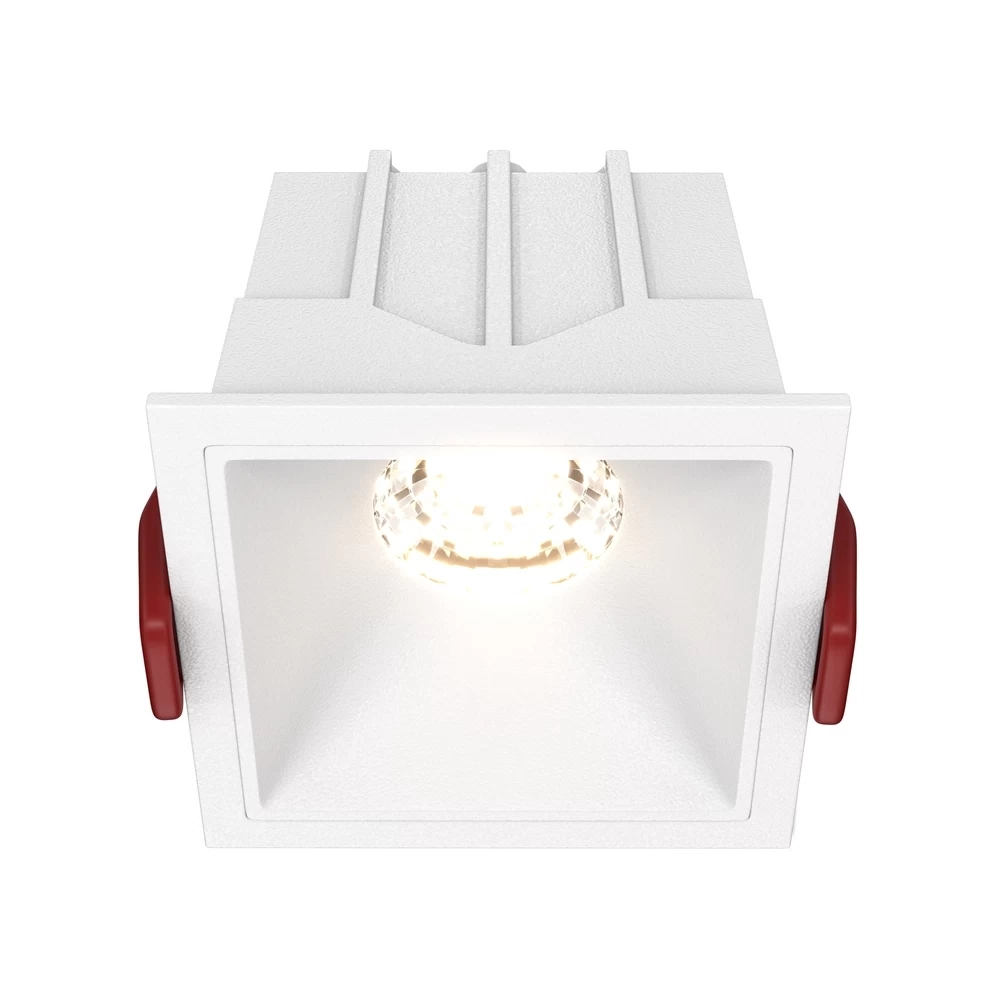 Светильник встраиваемый светодиодный белый 10 Вт 3000К IP20 Maytoni Alfa LED (DL043-01-10W3K-SQ-W)