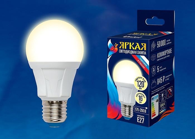 Светодиодная лампа Uniel Яркая UL-00005033 IP20