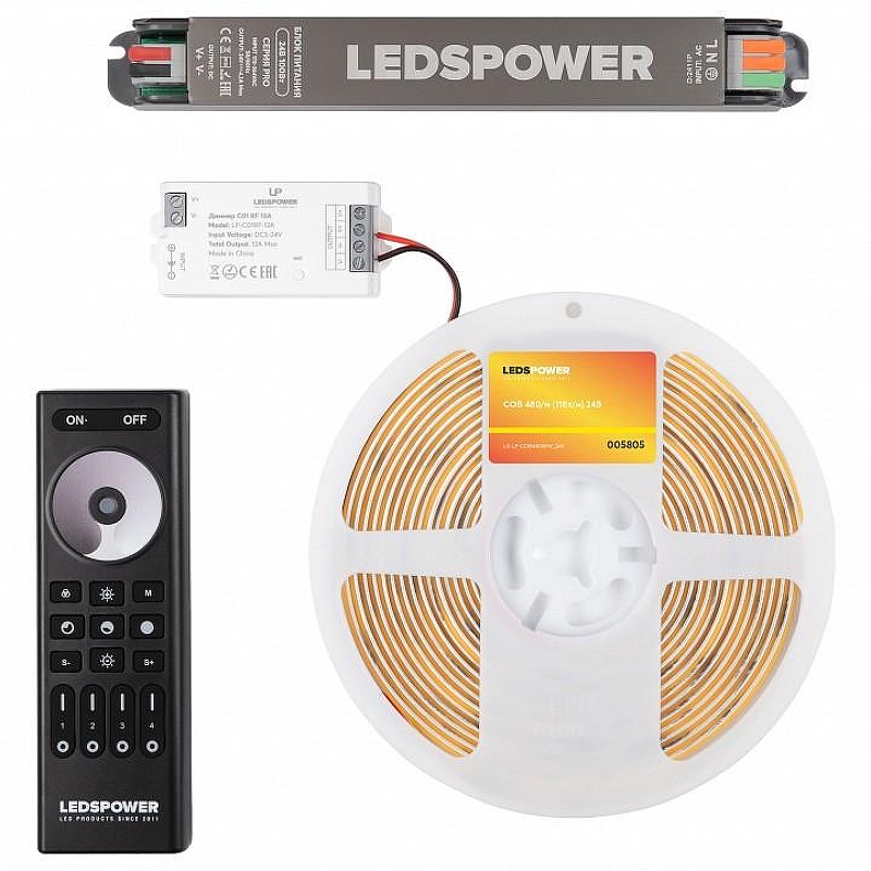 Светодиодная лента LEDS POWER COB 5805 длина 5000 мм