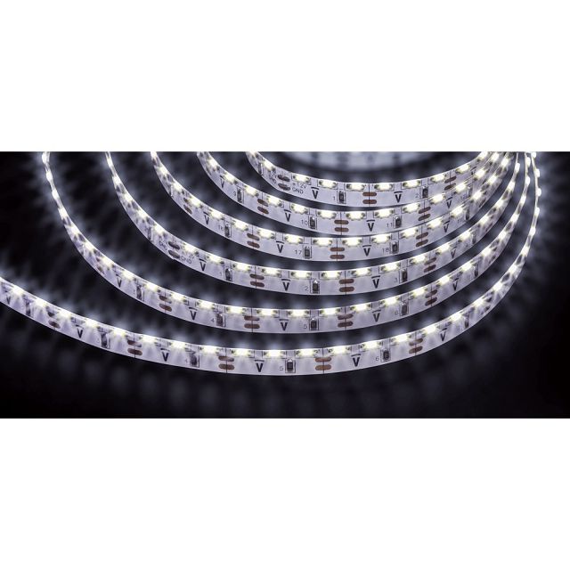 светодиодная лента NAVIGATOR 120 LED/м 8Вт IP20 готовая 5м дневной белый свет