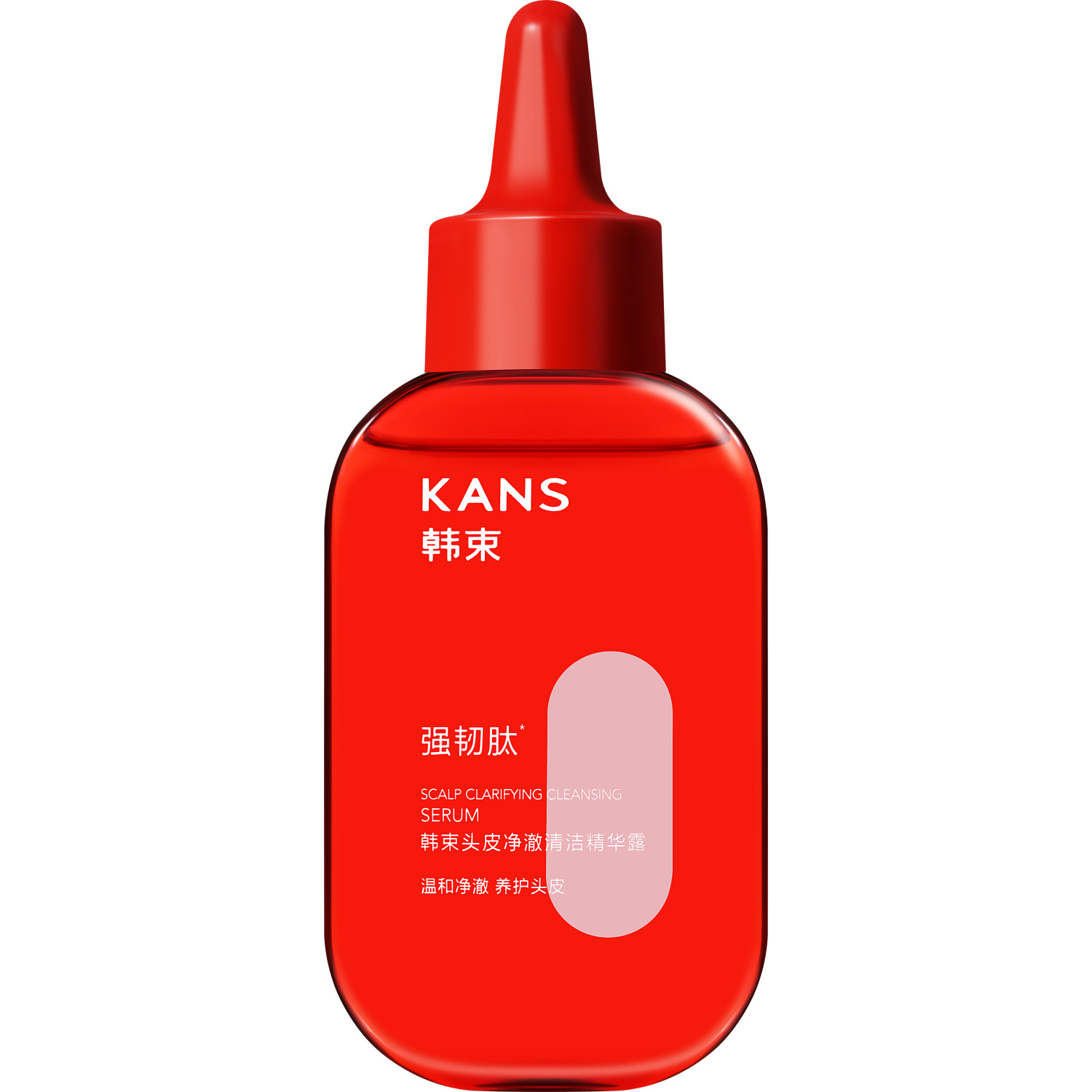 Сыворотка для волос KANS, очищающая кожу головы и корни, укрепляющая, антивозрастная, с ниацинамидом и anti-age пептидами, 100 мл