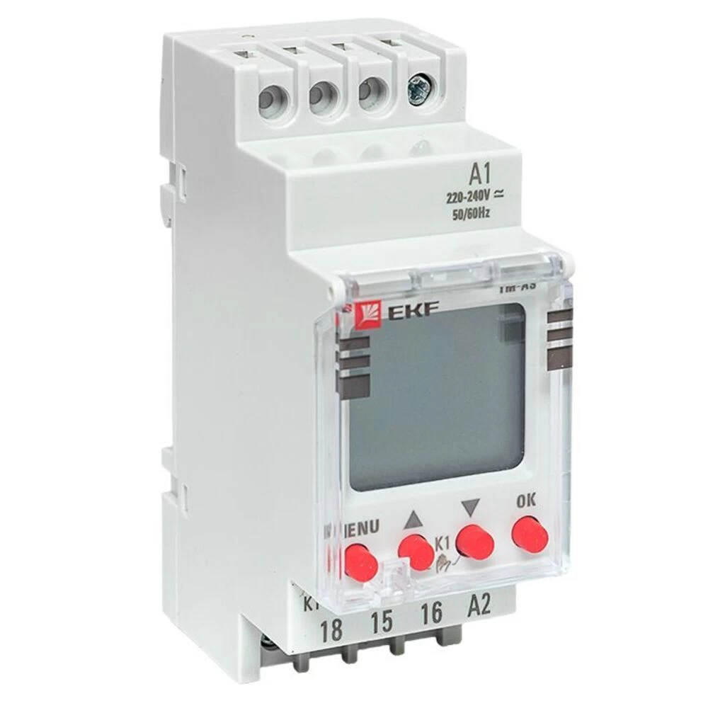 Таймер электронный EKF PROxima 230 В 16 А (tm-as-1)