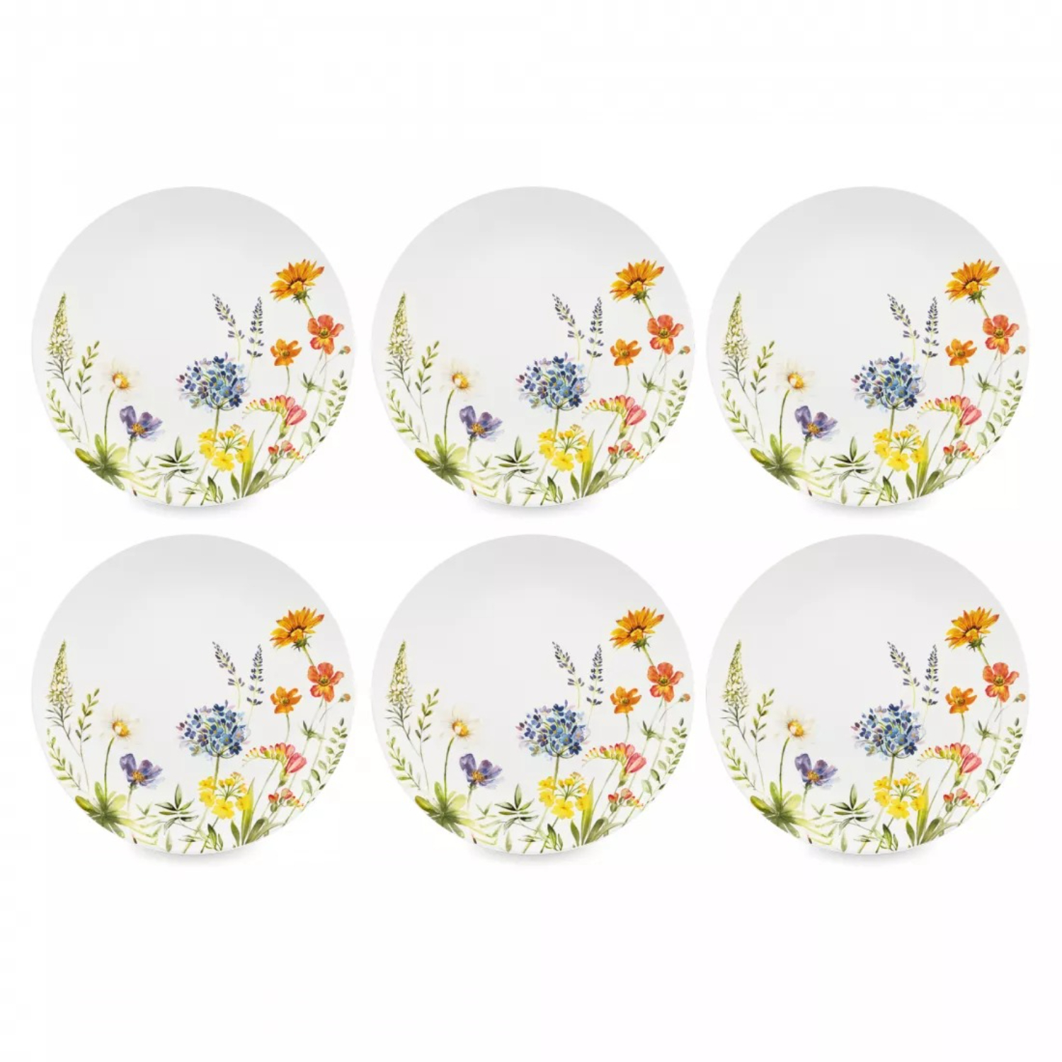 Тарелка Decor de table обеденная Полевые цветы 27 см