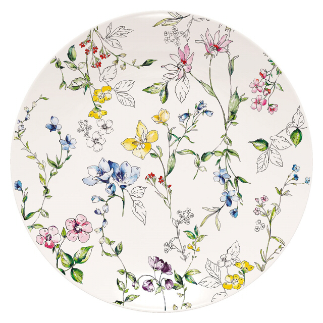 тарелка DOMENIK Wild Botanicals 19см десертная фарфор