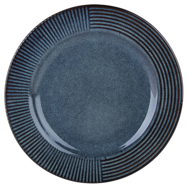 тарелка KORALL Stripe 26,5см обеденная керамика