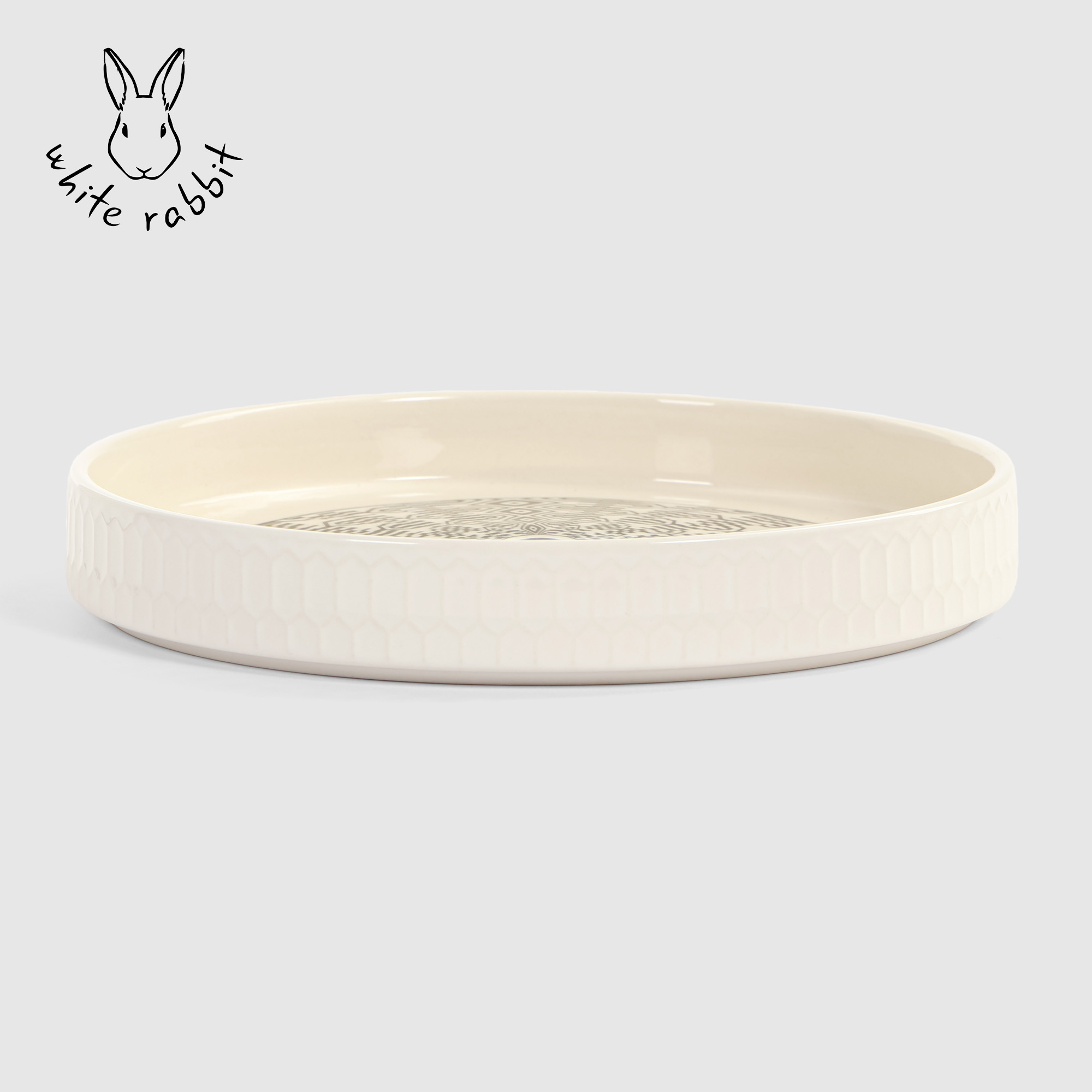 Тарелка White Rabbit Embossed 20,7 см
