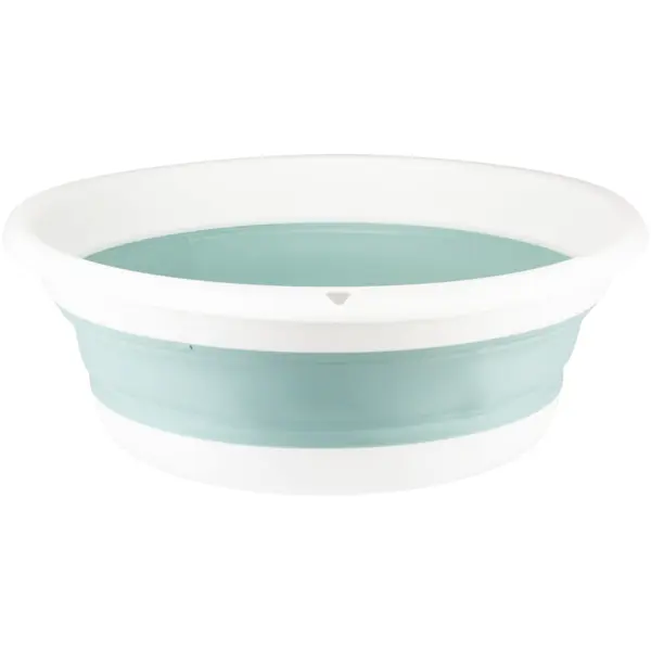 Таз складной Idea Флекс круглый 10 л полипропилен цвет тиффани