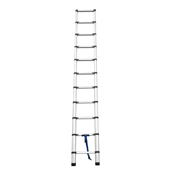 Телескопическая алюминиевая лестница DILWIS 1x11 ступеней 3.2 м