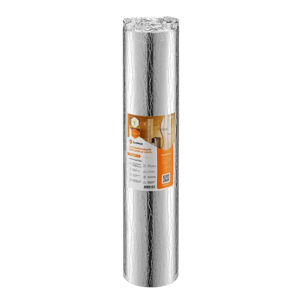Теплоизоляция EcoHeat Стандарт 04 для бань и саун 4x1000x6000 мм 6м2