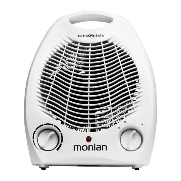 Тепловентилятор спиральный электрический Monlan MTV-20 с механическим термостатом 2000 Вт