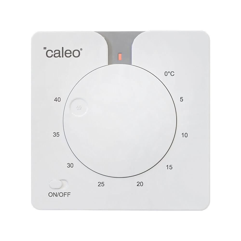 Терморегулятор аналоговый для теплого пола Caleo C430 белый