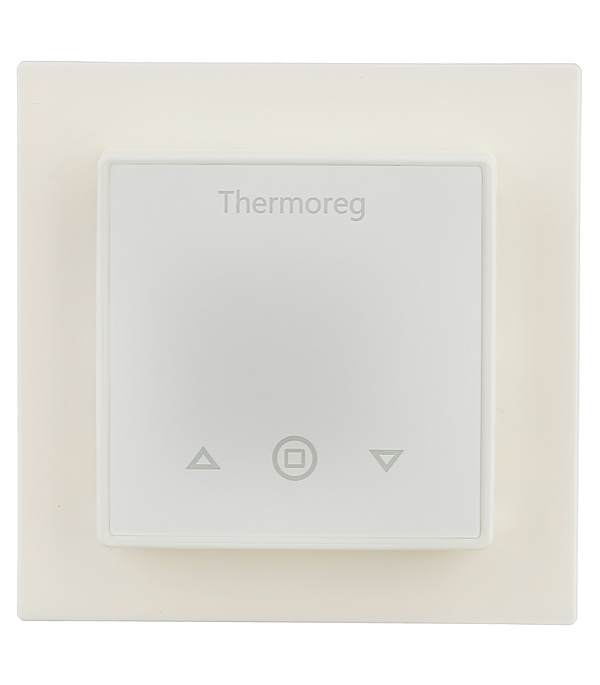 Терморегулятор электронный сенсорный для теплого пола Thermoreg TI 300 белый
