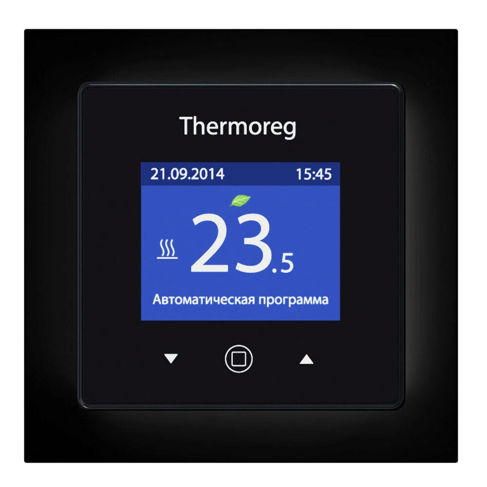 Терморегулятор программируемый для теплого пола Thermoreg TI-970 черный