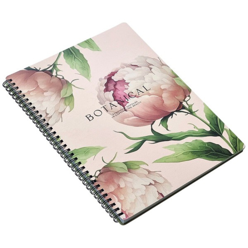 Тетрадь Be Smart Peony 96 листов, клетка, 202х282 мм