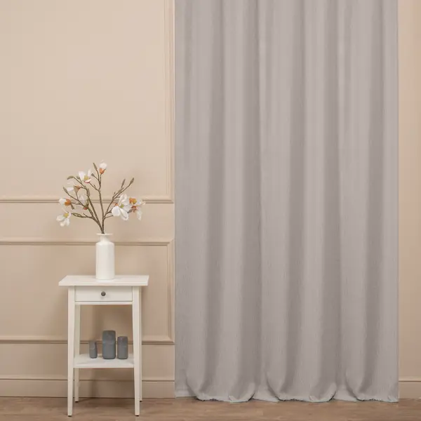 Ткань 1 п/м рогожка Cloth 280 см 550 г/м² цвет серо-бежевый