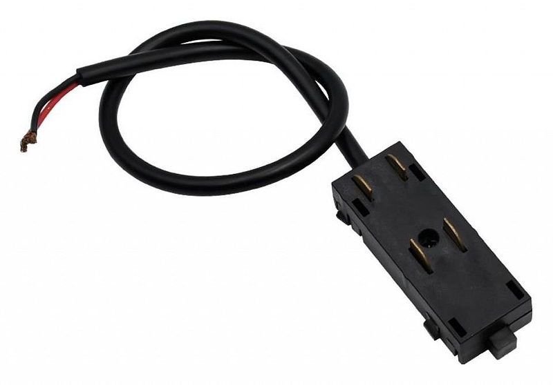 Токопровод концевой Aployt Magnetic track 220 APL.0280.00.03 цвет арматуры Черный