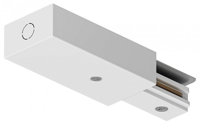 Токопровод концевой Denkirs DK Track White TR1100-WH цвет белый