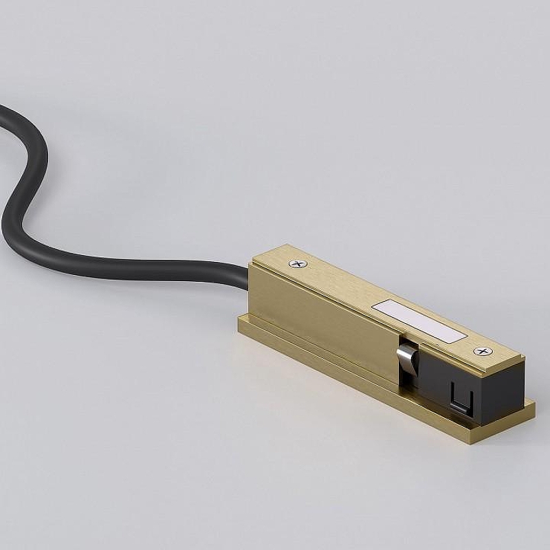 Токопровод концевой Elektrostandard Line Magnetic a069641 цвет арматуры Латунь