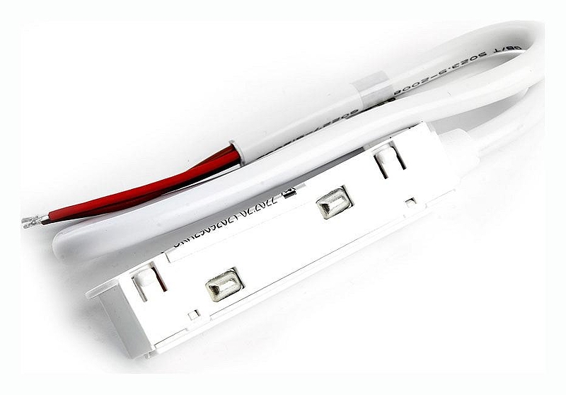 Токопровод концевой Feron LD3000 41968 цвет арматуры Белый