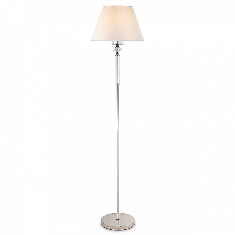 Торшер Ambrella Light LH LH71008 цвет плафона/подвески Белый, Прозрачный, цвет арматуры Никель