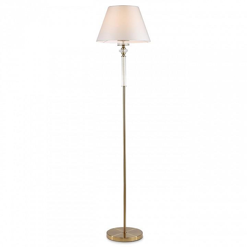 Торшер Ambrella Light LH LH71028 цвет плафона/подвески Белый, Прозрачный, цвет арматуры Латунь