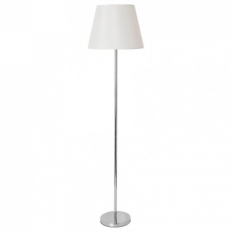 Торшер Artelamp Elba A2581PN-1CC цвет плафона/подвески Белый, цвет арматуры Хром