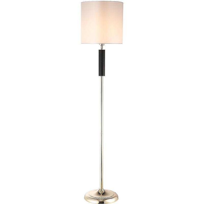 Торшер Crystal Lux Maestro PT1 Gold цвет плафона/подвески Белый, цвет арматуры Золото, Черный