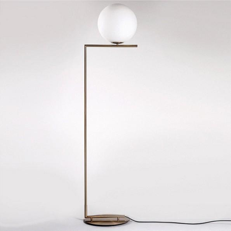 Торшер Imperiumloft FlexIC Lights Family Michael Anastassiades 83164-22 цвет плафона/подвески Белый, цвет арматуры Латунь