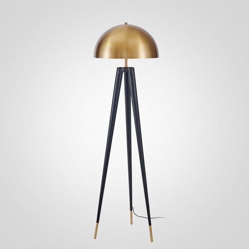 Торшер Imperiumloft Matthew Fairbank Fife Tripod 41.053-0 цвет плафона/подвески Латунь, цвет арматуры Латунь, Черный