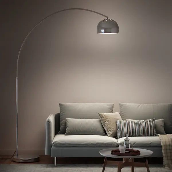 Торшер Inspire «New Sofa» цвет металл/чёрный
